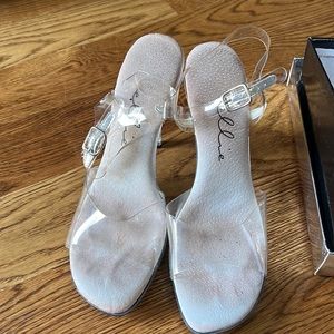 5” Heel Clear Sandal